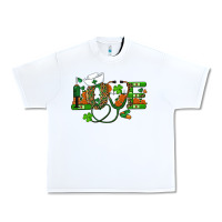White st patricks day love nurse Urban Heavy Tee - RanaPortraitStore