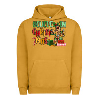 Pigment Peanut Butter believe in christmas Urban Hoodie - MaliasSmallBusiness