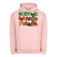 Pigment Salmon believe in christmas Urban Hoodie - MaliasSmallBusiness