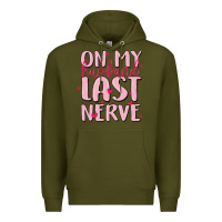 Army Green on my husband last nerve Premium Hoodie - MaliasSmallBusiness