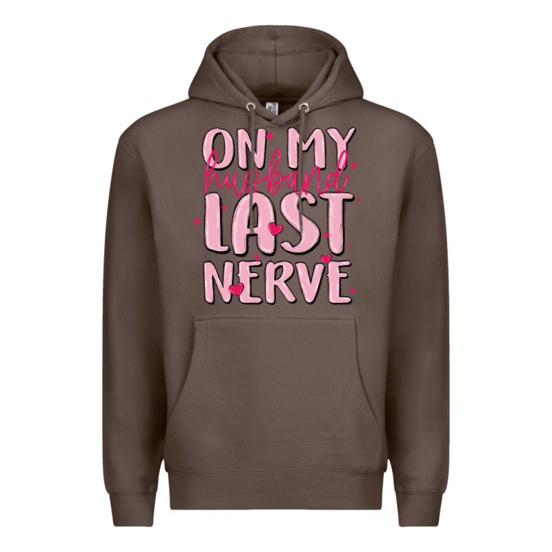 On My Husband Last Nerve Premium Hoodie by MaliasSmallBusiness | Teevron