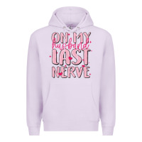 Lilac on my husband last nerve Premium Hoodie - MaliasSmallBusiness