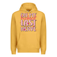 Mustard on my husband last nerve Premium Hoodie - MaliasSmallBusiness