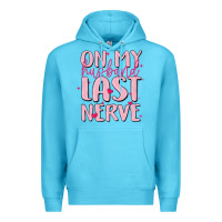 Ocean Blue on my husband last nerve Premium Hoodie - MaliasSmallBusiness