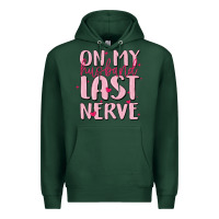 Sports Green on my husband last nerve Premium Hoodie - MaliasSmallBusiness
