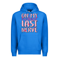 True Royal on my husband last nerve Premium Hoodie - MaliasSmallBusiness