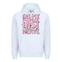 White on my husband last nerve Premium Hoodie - MaliasSmallBusiness