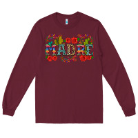 Burgundy madre Long Sleeve Tee - Zillion Design Studio