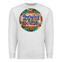 Oatmeal Heather american babe Premium Sweatshirt - Artiststas