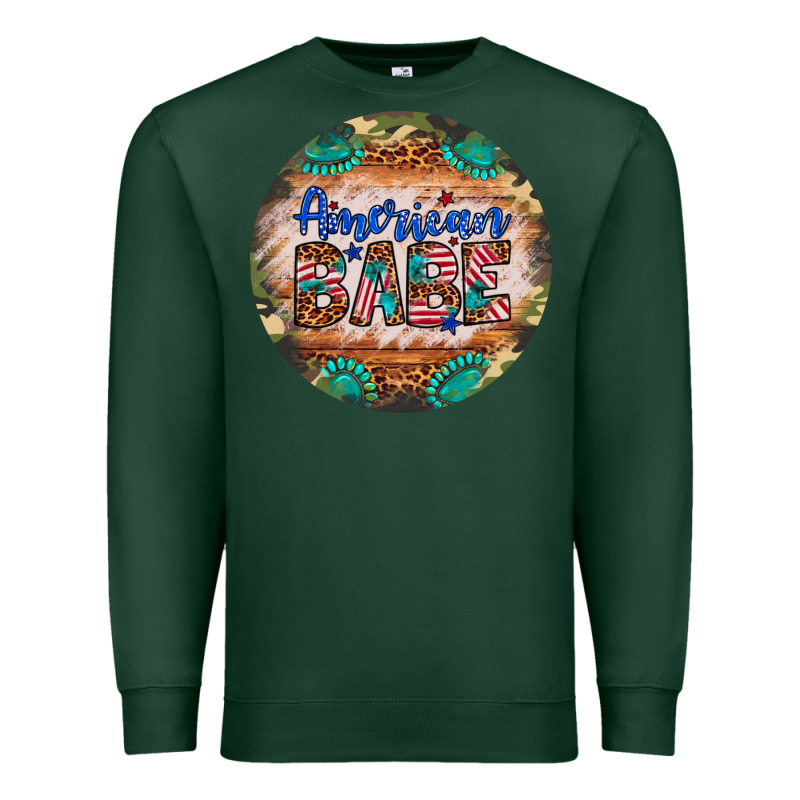 American Babe Premium Sweatshirt by Artiststas | Teevron