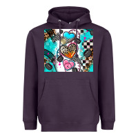 Plum race heart tumbler Heavyweight Hoodie - AdoDesignShop