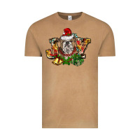 Vintage Camel Christmas joy english bulldog Vintage Tee - BarkalooDesign