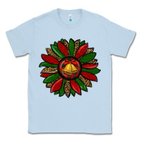 Dusty Blue christmas sunflower Classic Tee - RanaPortraitStore