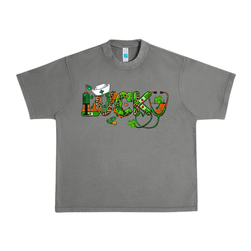 St Patricks Day Lucky Nurse Urban Heavy Tee by RanaPortraitStore | Teevron