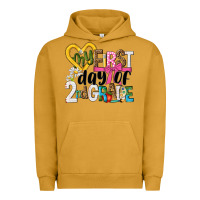 Pigment Peanut Butter my first day of 2nd grade Urban Hoodie - NancyCooperArtShop