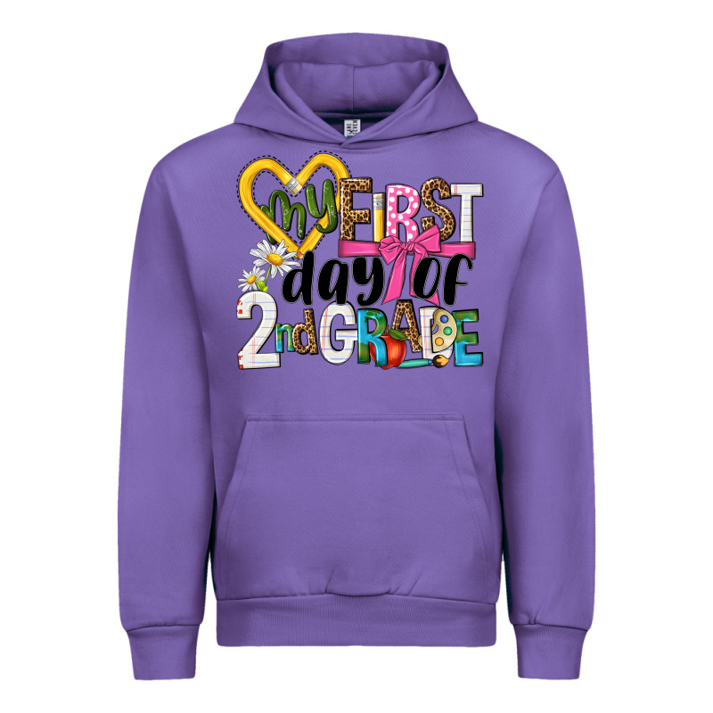 My First Day Of 2nd Grade Urban Hoodie by NancyCooperArtShop | Teevron