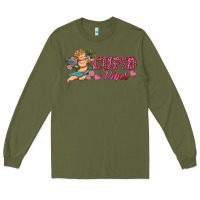Army Green cupid vibes Long Sleeve Tee - RanaPortraitStore