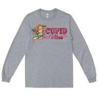 Heather Grey cupid vibes Long Sleeve Tee - RanaPortraitStore