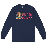 Navy cupid vibes Long Sleeve Tee - RanaPortraitStore