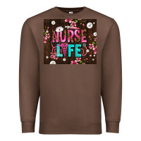 Chestnut nurse life with pearls Premium Sweatshirt - AdoDesignShop