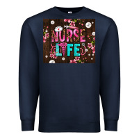 Navy nurse life with pearls Premium Sweatshirt - AdoDesignShop