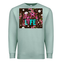 Seafoam nurse life with pearls Premium Sweatshirt - AdoDesignShop