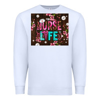 White nurse life with pearls Premium Sweatshirt - AdoDesignShop