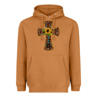 Meerkat leopard gemstone sunflower cross Heavyweight Hoodie - JahusDesignShop