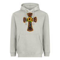 Moon Dust leopard gemstone sunflower cross Heavyweight Hoodie - JahusDesignShop