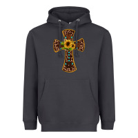 Smoke leopard gemstone sunflower cross Heavyweight Hoodie - JahusDesignShop