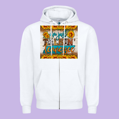 I'm Just Talking Tennessee Tumbler Zipper Hoodie Designed By Hra Design Shop