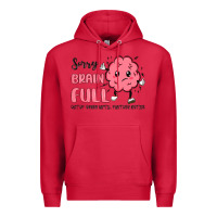 Cardinal sorry brain full Premium Hoodie - MaliasSmallBusiness