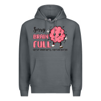 Rock sorry brain full Premium Hoodie - MaliasSmallBusiness
