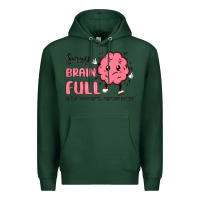 Sports Green sorry brain full Premium Hoodie - MaliasSmallBusiness