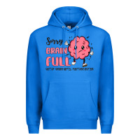 True Royal sorry brain full Premium Hoodie - MaliasSmallBusiness
