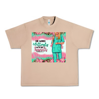 Burro she works willingly with her hands blonde nurse Urban Heavy Tee - RanaPortraitStore