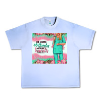 Grape Ice she works willingly with her hands blonde nurse Urban Heavy Tee - RanaPortraitStore