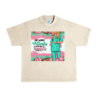 Sandshell she works willingly with her hands blonde nurse Urban Heavy Tee - RanaPortraitStore
