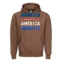 Chestnut America 4th of July Zipper Hoodie - CowGirlArtShop