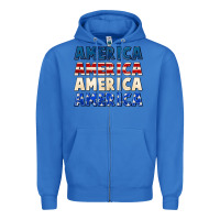 True Royal America 4th of July Zipper Hoodie - CowGirlArtShop