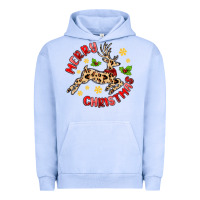 Pigment Grape Ice merry christmas deer Urban Hoodie - MaliasSmallBusiness