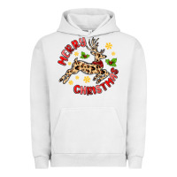 Pigment Lunar Rock merry christmas deer Urban Hoodie - MaliasSmallBusiness