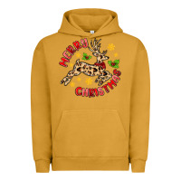 Pigment Peanut Butter merry christmas deer Urban Hoodie - MaliasSmallBusiness