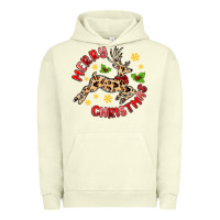 Pigment Pistachio merry christmas deer Urban Hoodie - MaliasSmallBusiness