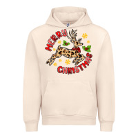 Sandshell merry christmas deer Urban Hoodie - MaliasSmallBusiness