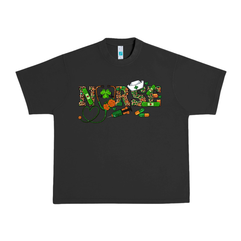 St Patricks Day Nurse Urban Heavy Tee by RanaPortraitStore | Teevron
