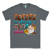 Charcoal Heather coffee is always good idea Classic Tee - Zillion Design Studio