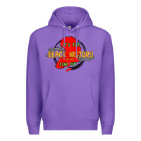 Purple black history month Premium Hoodie - MaliasSmallBusiness
