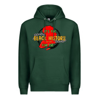 Sports Green black history month Premium Hoodie - MaliasSmallBusiness