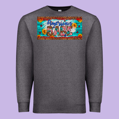 American Babe Premium Sweatshirt Designed By Artiststas